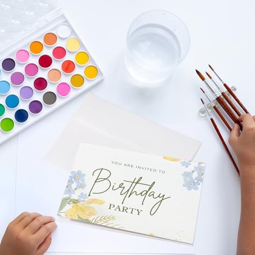 200 Pcs Watercolor Bookmark Making Kit with Cards, Envelopes & Tassels - Image 5