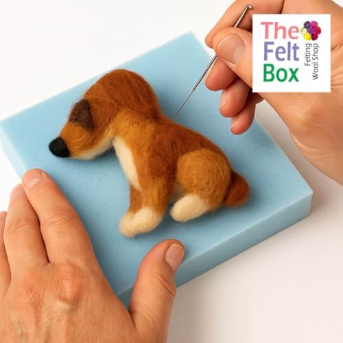 The Felt Box Needle Felting Wool Carded Batts Shade Pack 100 Grams 3.5 Oz -Brown - Image 7