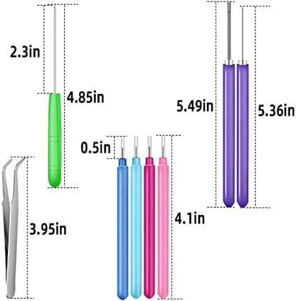 12 Pcs Paper Quilling Slotted Tool Paper Curling Tools Kit Quilling Needle Pen for Art Craft Different Size DIY Paper Cardmaking Project Rolling Multifunction Slotted Quilling Tool Set Handmade Tools - Image 5