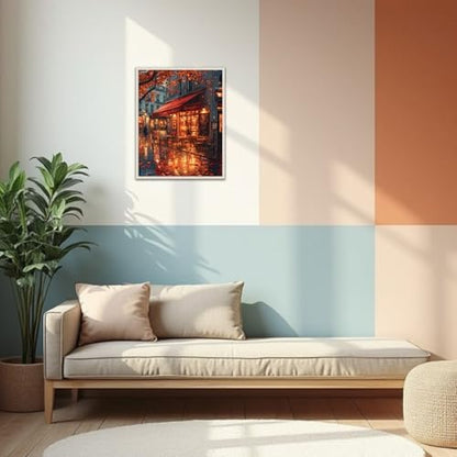 Banket Paint by Numbers Kit for Adults Beginner Landscape DIY Painting Kits for Adults City Easy Adult Paint by Number Kits on Canvas Color by Numbers for Gifts Home Wall Decor 16x20 Inch - Image 5