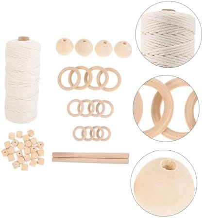 Unomor Macrame Cord Kit DIY Macrame Wall Hanging Tapestry Kit for Adults Beginners - Image 4