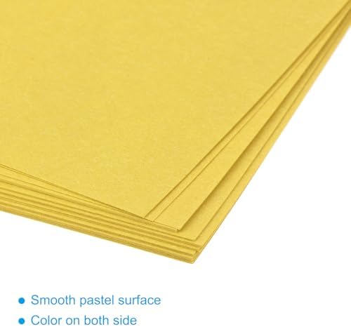 MECCANIXITY 25 Sheet Origami Paper Double Sided Lemon Yellow 2.5x2.5 Inch Square Sheet for Art Craft Project, Beginners, Gift Decoration - Image 4