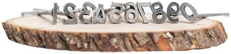 3/4" Number Mini Steel Branding Irons Kit for Hats, Wood Burning, DIY Beginner Adult Crafts Bullet Points - Image 4