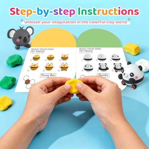 Air Dry Clay Kit for Kids 3+, 10PC Modeling Clay Animal Blind Box Craft - Image 6