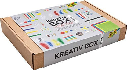 folia 935 Creative Box, Craft Box with Colourful Material Mix for Crafts and Decorating, Over 1300 Pieces - Image 3