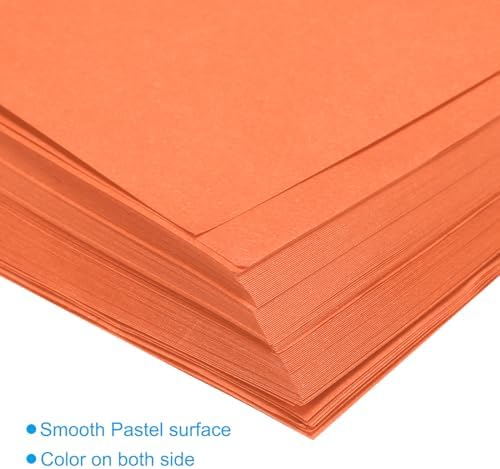 MECCANIXITY 50 Sheets Origami Paper Double Sided 8x8 Inch(20x20cm) Square Sheet for Art Craft Project, Beginners, Gifts Decor, Orange - Image 4