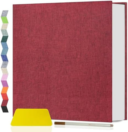 Popotop Photo Album Self Adhesive Scrapbook Album for 4x6 5x7 8x10 Pictures DIY Photo Book as Scrapbooking Supplies Kits, Birthday Gifts for Women Mom Wedding Baby Family Travel by Popotop