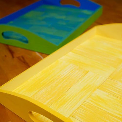 Adults & Crafts Chevron Wood Tray Kit - Image 2