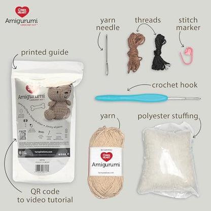 Red Heart Amigurumi Jimmy The Dog Kit - Image 2