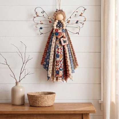 Fabric Angel Wall Hanging Kit, DIY Macrame Craft for Adults Beginners by Unknown