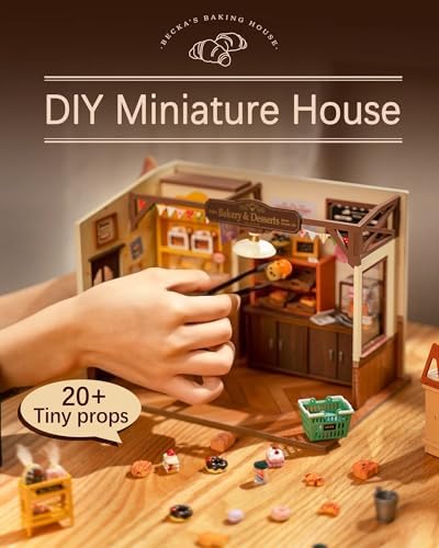 Rolife Becka's Bakery Miniature House Kit with LED Lights - Image 4