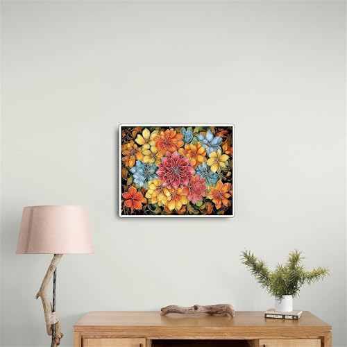 Flower Paint by Numbers Kit for Adults,Easy Adult Painting by Numbers for Beginner on Canvas,DIY Painting Kits for Home Wall Decor,Gifts (Flower3) - Image 7