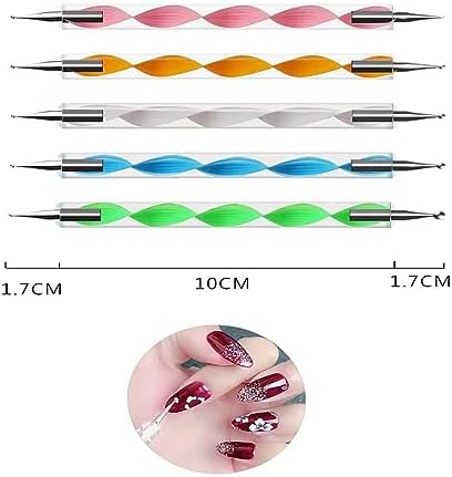 Polymer Clay Tools, Dotting Tools, Nail Art, Air Dry Clay, Sculpting Painting Embossing Scoring Modeling, Ball Stylus Pen, Rock, Silicone, Langqun - Image 4