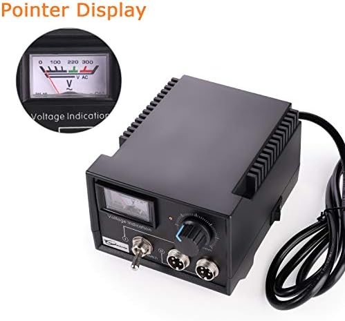 Wood Burning Machine Kit,Dual Pens 110V 60W Premium Quality Pyrography Machine,Digital Temperature Control Wood Burning Detailer with 20 Tips for Wood/Leather/Gourd (Pointer Temperature Display) - Image 5