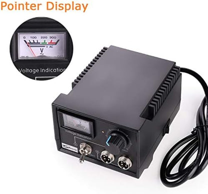 Wood Burning Machine Kit,Dual Pens 110V 60W Premium Quality Pyrography Machine,Digital Temperature Control Wood Burning Detailer with 20 Tips for Wood/Leather/Gourd (Pointer Temperature Display) - Image 5