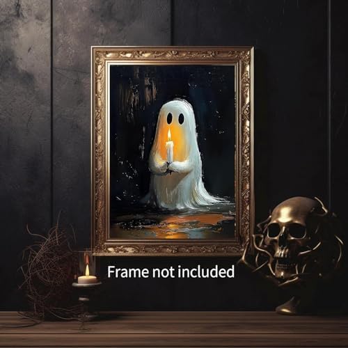 AIBOERL Paint by Numbers Kit for Adults Beginner,Halloween Ghost, 12X16In - Image 2