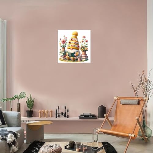 Gnome Stamped Cross Stitch Kits for Adults Beginner, Flowers Counted Cross Stitch Kits Printed Stitching Cute Patterns Dimensions Needlepoint Art Crafts Embroidery Kits for Adults - Image 5
