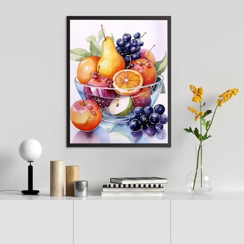 RICUVED Fruit Paint by Numbers for Adults, Grapes Paint by Numbers Kit for Adults Beginners, DIY Acrylic Oil Painting on Canvas Easy for Gift Home Wall Decor 16x20 Inch - Image 6