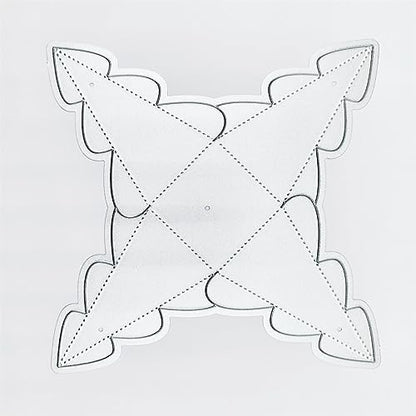 Scrapbooking Die-Cuts, Christmas Metal Cutting Dies for Card Making, Paper Craft Punch Template, Background Embossing Stencils, DIY Album Décor (Gift box-12x12cm) - Image 2