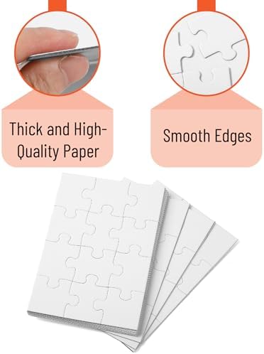 Mr. Pen- Blank Puzzle, 40 Pack, 12 Pieces/Pack, 5.5" x 8.1" - Image 3