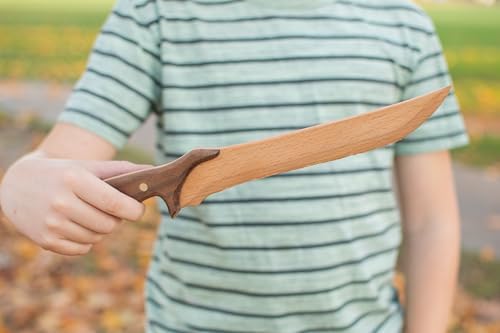 Wooden Knife Making Kit for Kids, Teens & Adults – Fun DIY Woodworking Craft Gift | Hardwood Blade with Handles, Sandpaper & Glue Included | Made in USA - Image 6