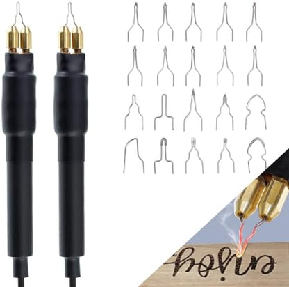 Tekchic 60W Wood Burning Kit, Pyrography Tool with 20 Wire Tips - Image 5