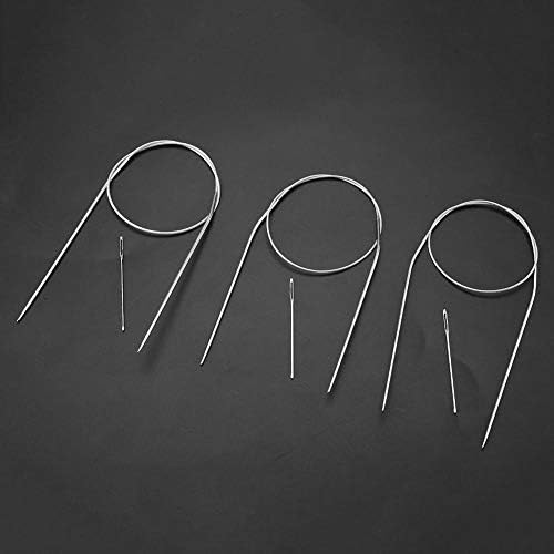 11Pcs Circular Knitting Needles Set, Stainless Steel Weave Needles for Beginners Experienced Crochet Lovers 5mm 4.75mm 4.5mm 4mm 3.5mm 3mm 2.5mm 2.25mm 2mm 1.75mm 1.5mm(43cm) - Image 6