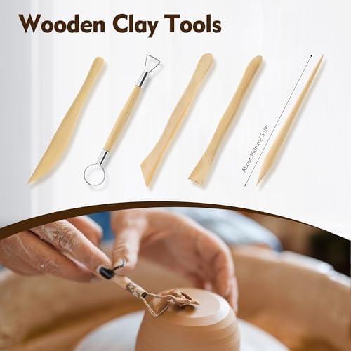 32Pcs Clay Sculpting Tool Kit, Pottery Carving Tools - Image 3