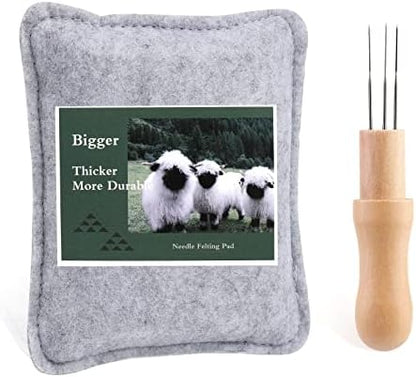 WONVOC Needle Felting Pad, Needle Felting Mat with Needles by wonvoc