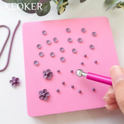 Keoker 4 Sizes Polymer Clay Bead Roller, Polymer Clay Bead Maker, Bead Molds for Clay, Polymer Clay Tool - Image 5