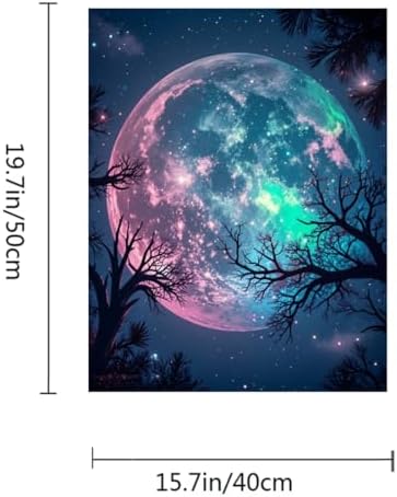 ACANDYL Moon Paint by Numbers Kit for Adults Easy Paint by Number 16x20 in - Image 5
