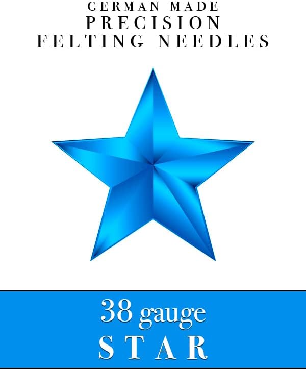 Felting Needles, 38 Gauge Star, Groz-Beckert High Carbon Steel, 5 Pack - Image 3