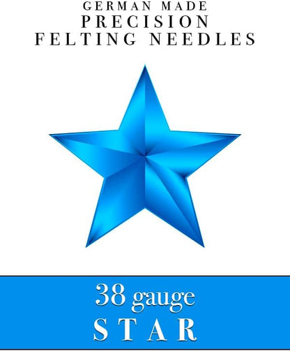 Felting Needles, 38 Gauge Star, Groz-Beckert High Carbon Steel, 5 Pack - Image 3
