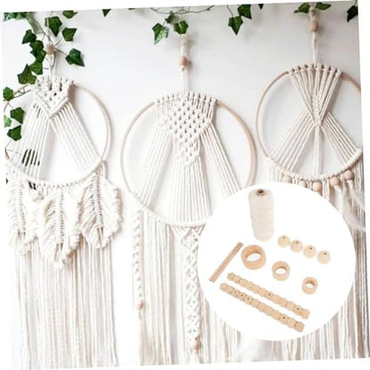 LIFKICH DIY Macrame Kit for Adults Macrame Tapestry Material Wall Art Decoration Woven Kit - Image 3