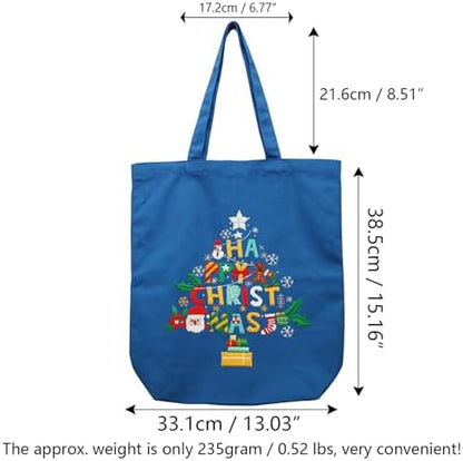 CREAWONDER Canvas Tote Bag Embroidery Kit with Pattern for Beginners, Arts and DIY Embroidery Crafts Kits for Adults, Include Instructions, Thimble, Embroidery Hoops, Color Threads and Tool - Image 6