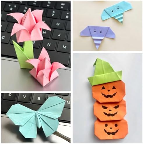 EPPINGWIN 220 Sheets Origami Paper, 20 Colors Colored Paper, 6"×6" Square Paper, Origami Kit with Craft Guide - Image 3