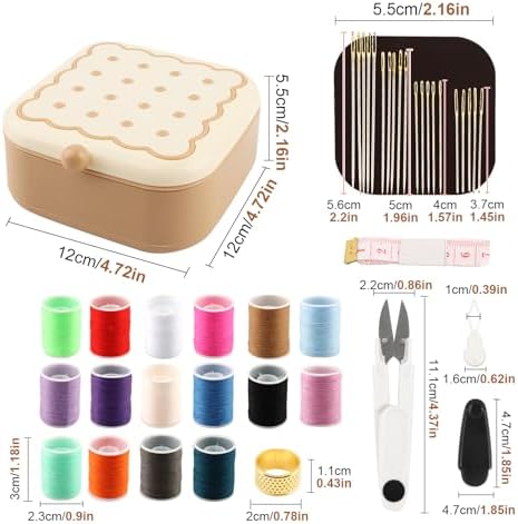 Sewing Kit for Adults and Beginners, 41 Pcs Needle and Thread Set - Image 7