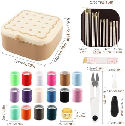 Sewing Kit for Adults and Beginners, 41 Pcs Needle and Thread Set - Image 7
