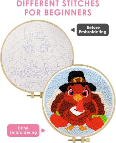 TCDZMYGS Punch Needle Kit for Beginners Adults-Turkey,with Video Tutorial - Image 3