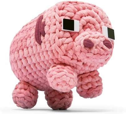 The Woobles Minecraft Crochet Kit for Beginners (Pig) - Image 2