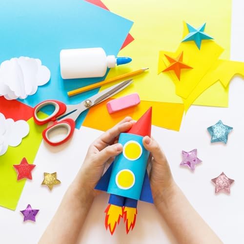 MECCANIXITY 360 Sheets Origami Paper Glitter Stars Papers Black Fold Paper for Beginner Arts Crafts Projects,0.4 x 9.3 Inch - Image 5