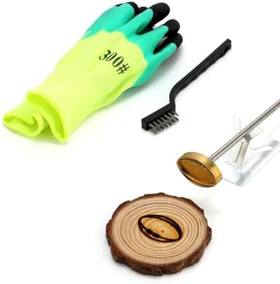 AIMOADO 1.5" Football Branding Iron, for Wood Hats Leather BBQ & Steak by AIMOADO