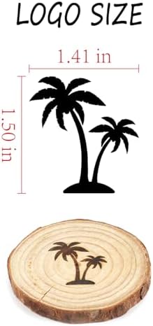 AIMOADO 1.5" Coconut Tree Branding Iron, for Wood Hats BBQ & Steak - Image 2