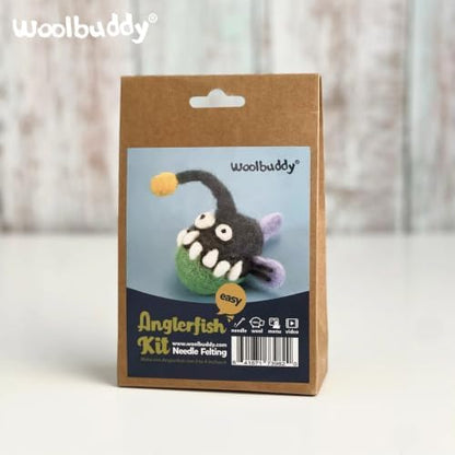 Woolbuddy Needle Felting Starter Kit (Anglerfish) for Adults with DIY Tool - Image 3