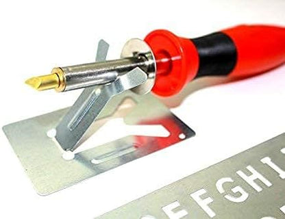 TRUArt Stage 1 Wood Leather Cardboard Paper Pyrography Pen Set w/Jewelry Soldering Point - Best Woodburning Crafts Burner Tool Kit - Comes with 35 Tips, Dual Power Mode - 30W-15W, Gourd - Image 6