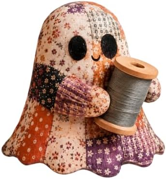 DHJJXQGX Ghost Patchwork DIY Sewing Kit for Halloween Crafts Decor Gift - Image 2