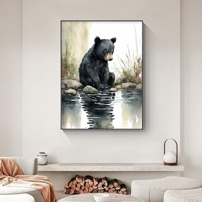 Yezavesu Bear Framed Paint by Numbers Kit for Adults Beginner - Image 6