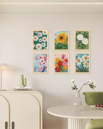 forever young Flowers Small Diamond Art Kits, 5x7 Inch Canvas - Image 6