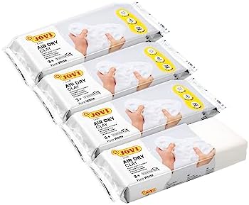 Jovi - Air Dry Clay, Set of 4 Units, 2.2lb Each, Total of 8.8lb, White - Image 4