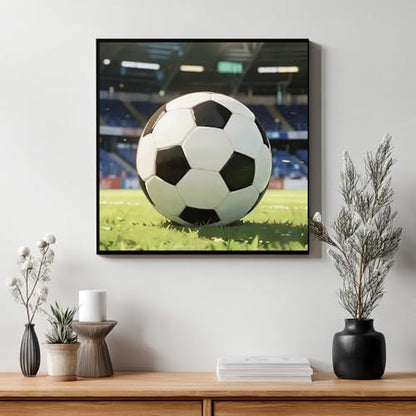 CRZMODE Soccer Paint by Numbers Kit for Adults, Soccer Paint by Numbers for Adults, Acrylic Painting Crafts for Home Decor Gift (16x16inch) - Image 4